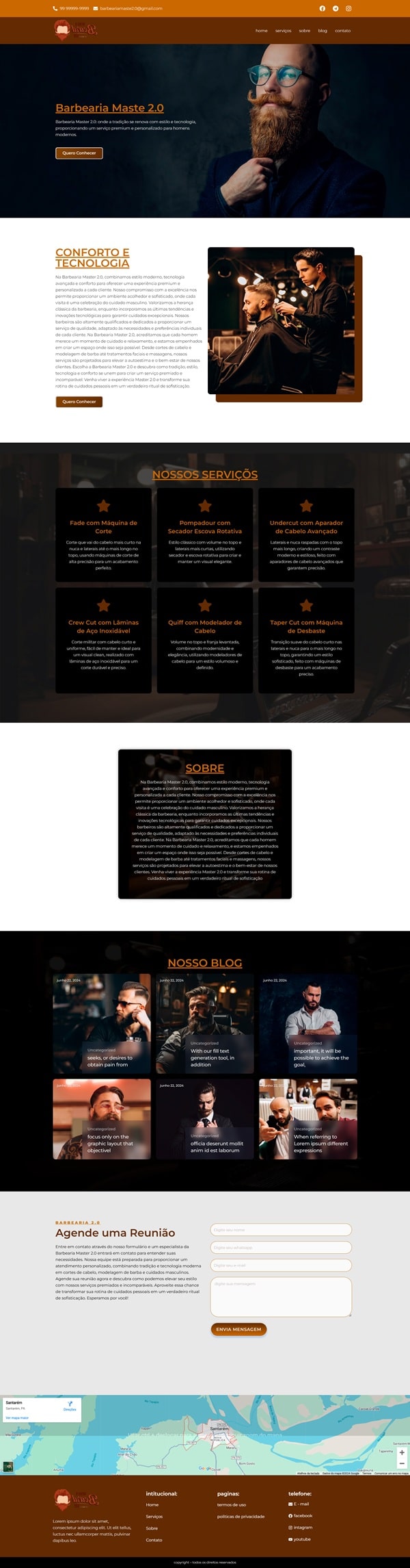 site de barbeiro brasil online